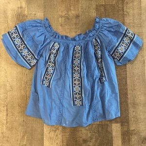 Off the shoulder Love Shack Fancy Top